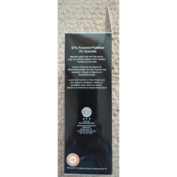 Pac-Man Crew Socks Set of 2 One Blue Pair One Black Pair New In Box Shoe Sz 6-12 - Picture 5 of 8